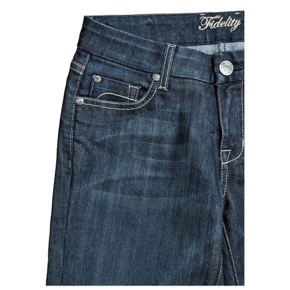 Fidelity Jason Trotzuk Royal Denim Houston Calvary Skinny Fit Jeans Size 26 NWOT - Picture 2 of 9
